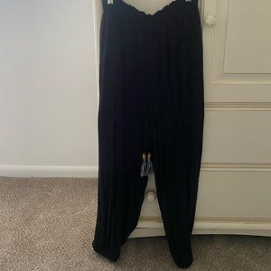 Black Flowy Pants